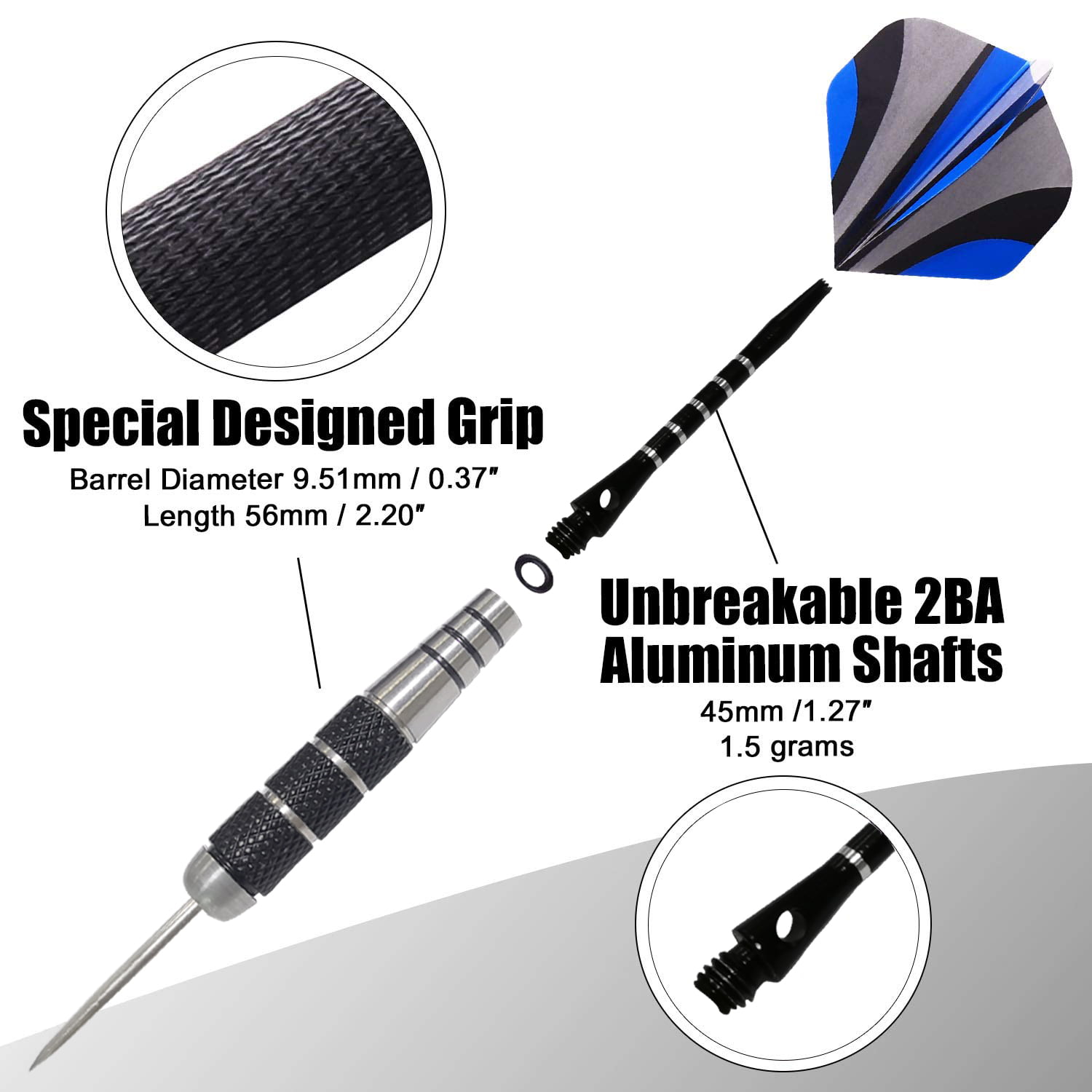 22 Gram Professional Aluminium Tip Darts with Gift Cases and Darts Wing  Protector for Training Camping and Gatherings - AliExpress
