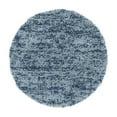 thumbnail image 3 of Unique Loom Hygge Shag Collection Area Rug - Misty (3' 3" Round Blue/Light Blue), 3 of 7