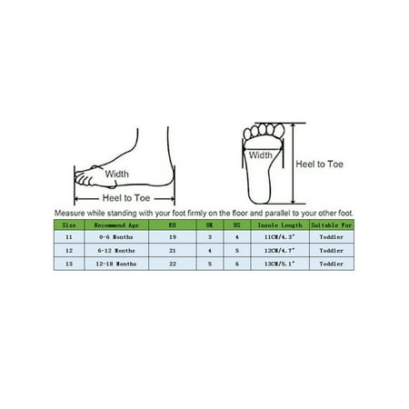 

BTJX Toddler Kids Girls Soild Colour Bowknot Princress Shoes Soft Sole The Floor Barefoot Non Slip First Walkers Prewalker Shoes