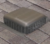 RVAL5000 Slant-Back Roof Vent, Aluminum - Quantity 1