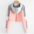 thumbnail image 3 of Lightweight Hoodies For Women Pullover Sweatshirts Printing Long Sleeve Hooded Pullover Tops Blouse Crewneck Sweatshirts, 3 of 7