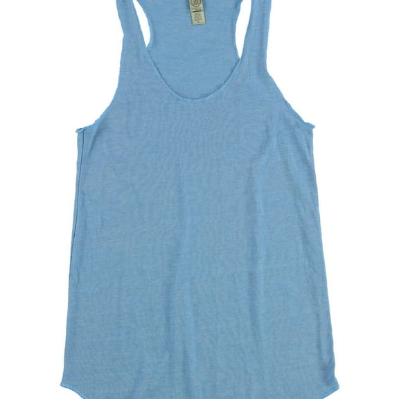 Alternative Womens Solid Tank Top, Blue, Small