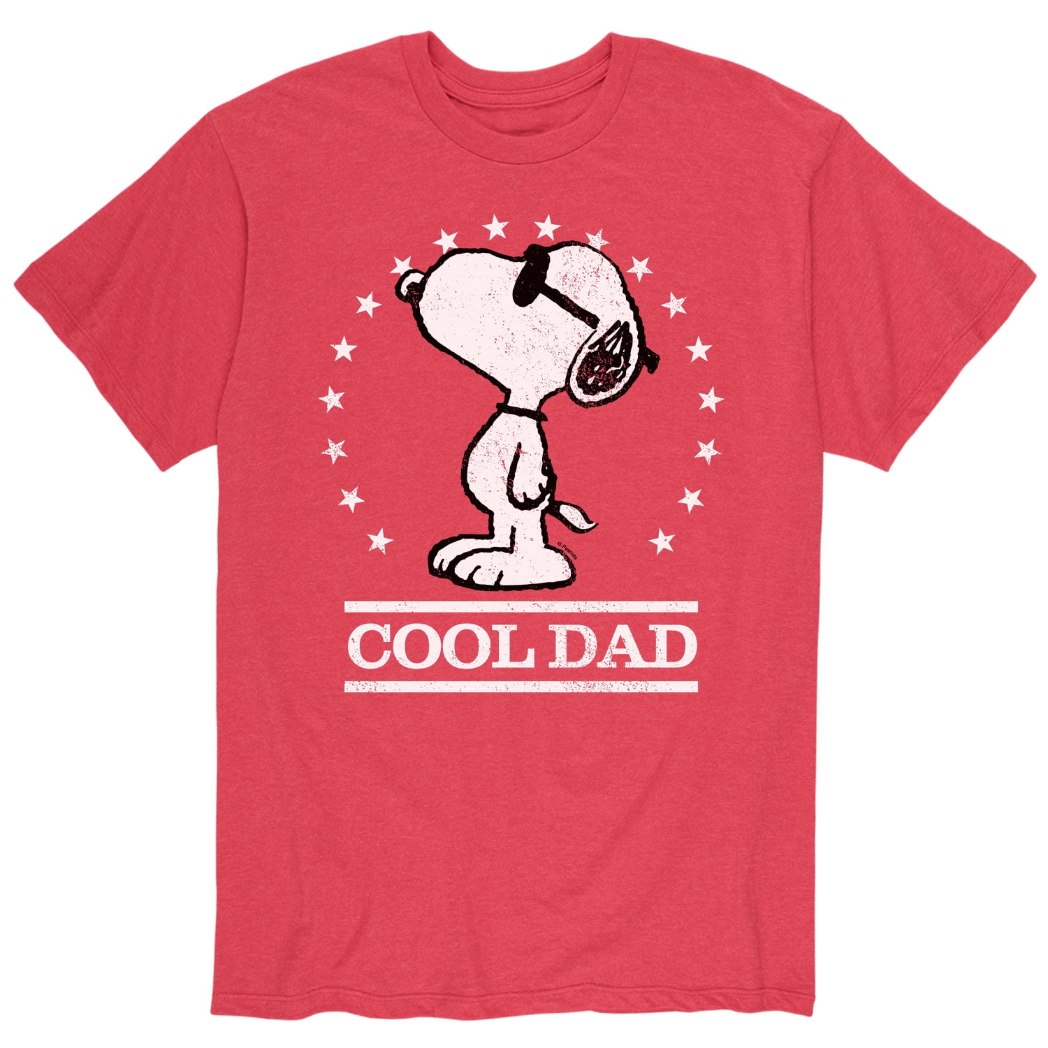 Peanuts Men's Snoopy Joe Cool Outline Sketch Graphic Crewneck Sweatshirt 