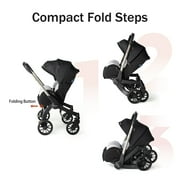 Cochildor Citi 2.0 Pro Baby Stroller, Rear-Facing with 3 Modes, Adjustable Handle, Extendable Seat Panel Standard Stroller, Black