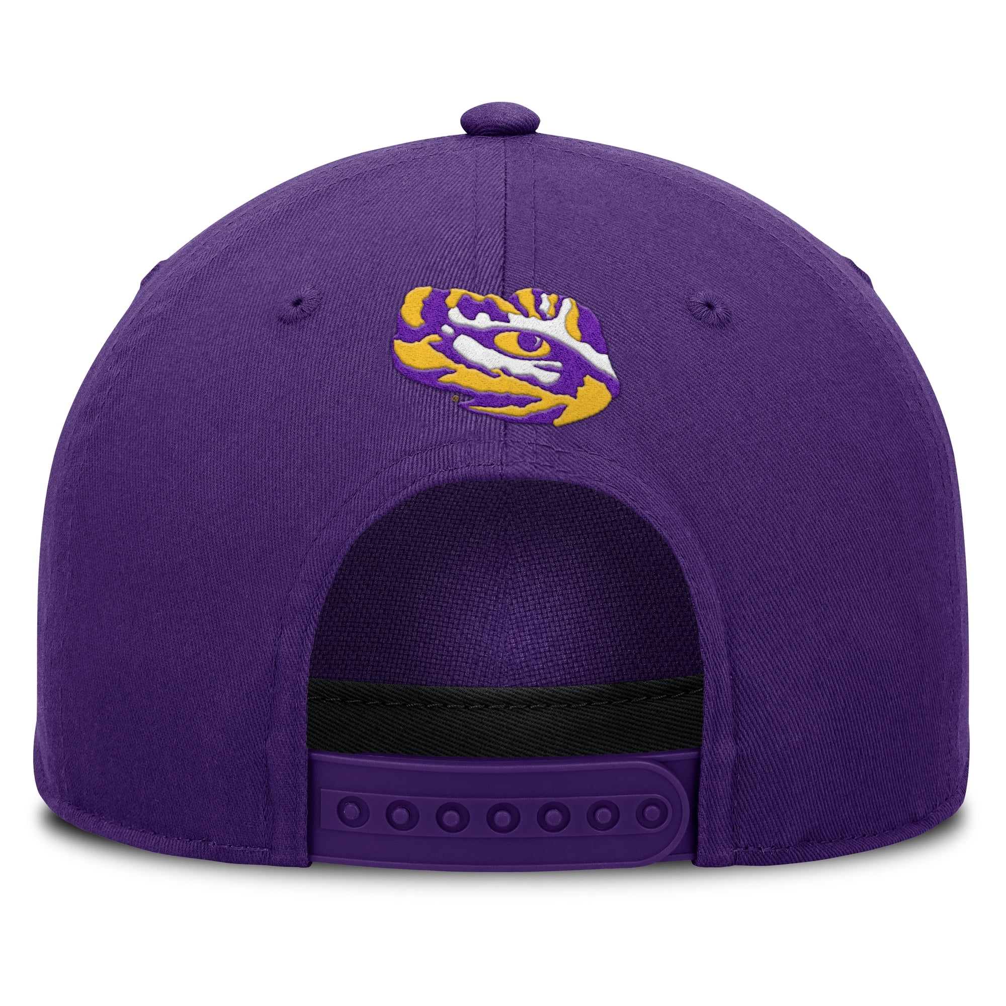 Men's Fanatics  Purple LSU Tigers Foul Ball Rope Adjustable Hat