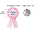 thumbnail image 2 of Baby Shower Daddy To Be Mom To Be Tinplate Badge Pins, 2 of 5