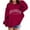 Red, variant on WOYY Toddler Girls Hoodie Los Angeles Letter Print Active Hooded Sweatshirt, Sizes 3-4T