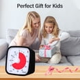 thumbnail image 5 of Temporizador visual con funda protectora, actualización de cuenta atrás de 60 minutos para niños y adultos, recordatorio de batería baja, herramienta de gestión del tiempo silenciosa (negro) Sincero Electrónica, 5 of 5