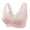 Pink, variant on Utoimkio Wireless Bras for Women Front Closure Push Up Bras for Women No Underwire Comfort Breathable Everyday Bras
