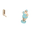 thumbnail image 1 of Organizador de ganchos de pared plegable para armario de baño con estatua de mujer playera de resina, adorno decorativo de mesa para sala de estar, 1 of 8