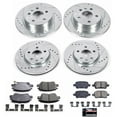 thumbnail image 3 of PowerStop Front and Rear Z23 Evolution Sport Carbon-Fiber Ceramic Brake Pad and Drilled & Slotted Rotor Kit Fits: CHEVROLET Select Models K7907, 3 of 10
