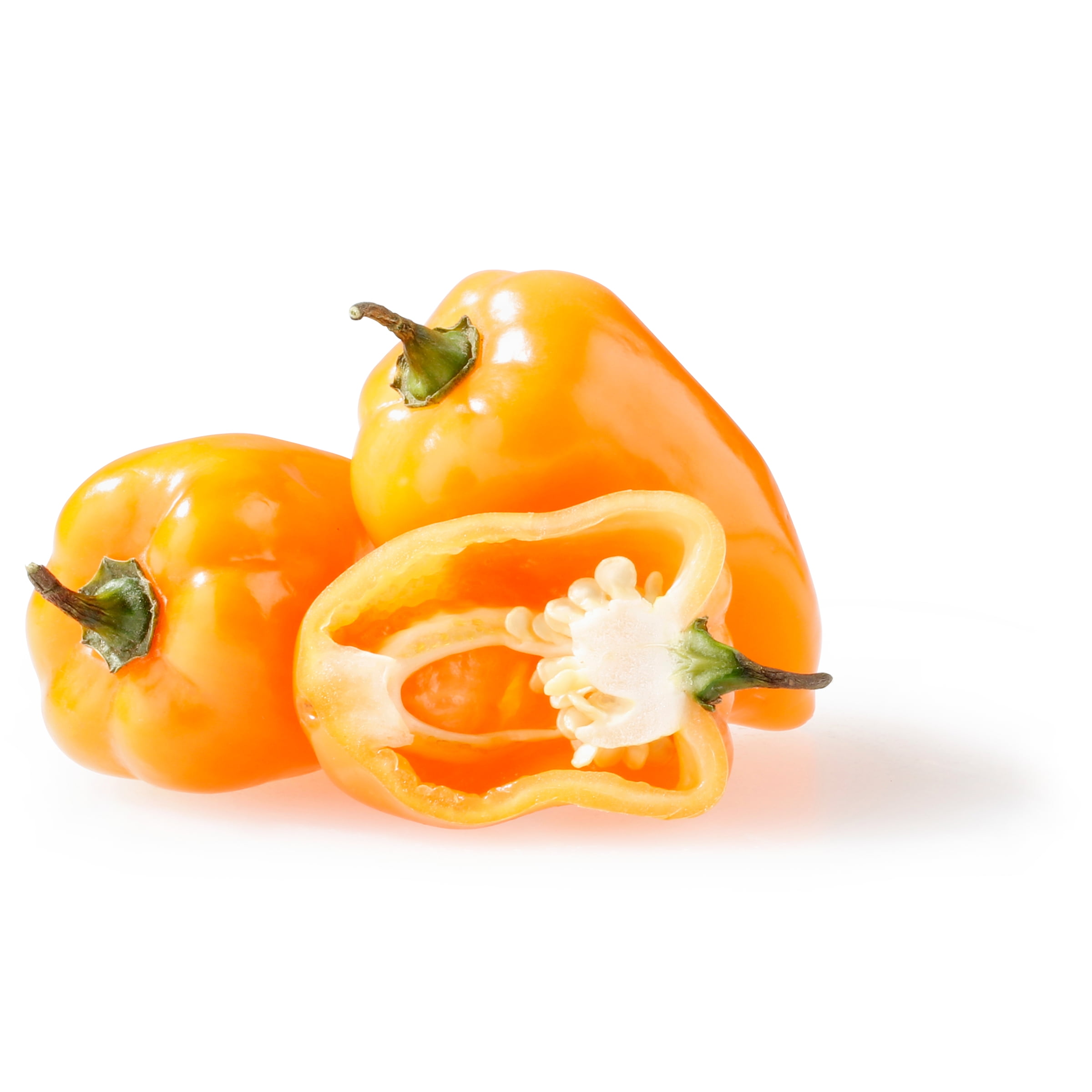 Fresh Orange Habanero Peppers, 4 oz