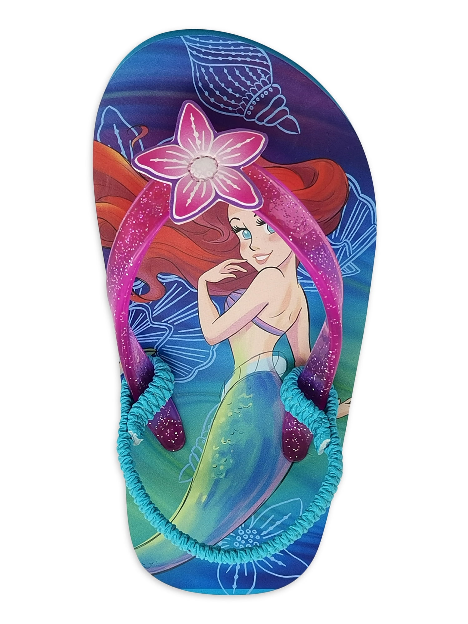 Disney The Little Mermaid Summer Fun Flip Flop & Beach Tote Set ...