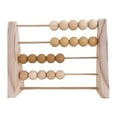 thumbnail image 4 of Wood Abacus Toy Beads Counting Playthings Simple Design Simple Structure Education Early Education Math Learning Toys Educational Prop Home Decoration Yellow, 4 of 7