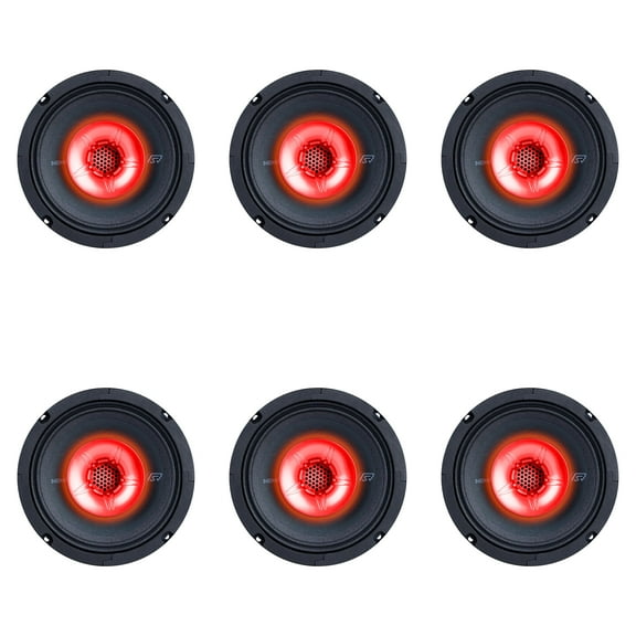 Memphis Audio SRXP62WTV2 3 Pair SRX Pro 6.5" 125w 4ohm 2 way Coaxial Speakers