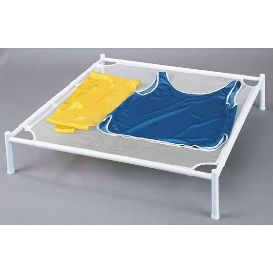 Household Essentials Rust-Free Stackable Laundry Dryer, White Mesh
