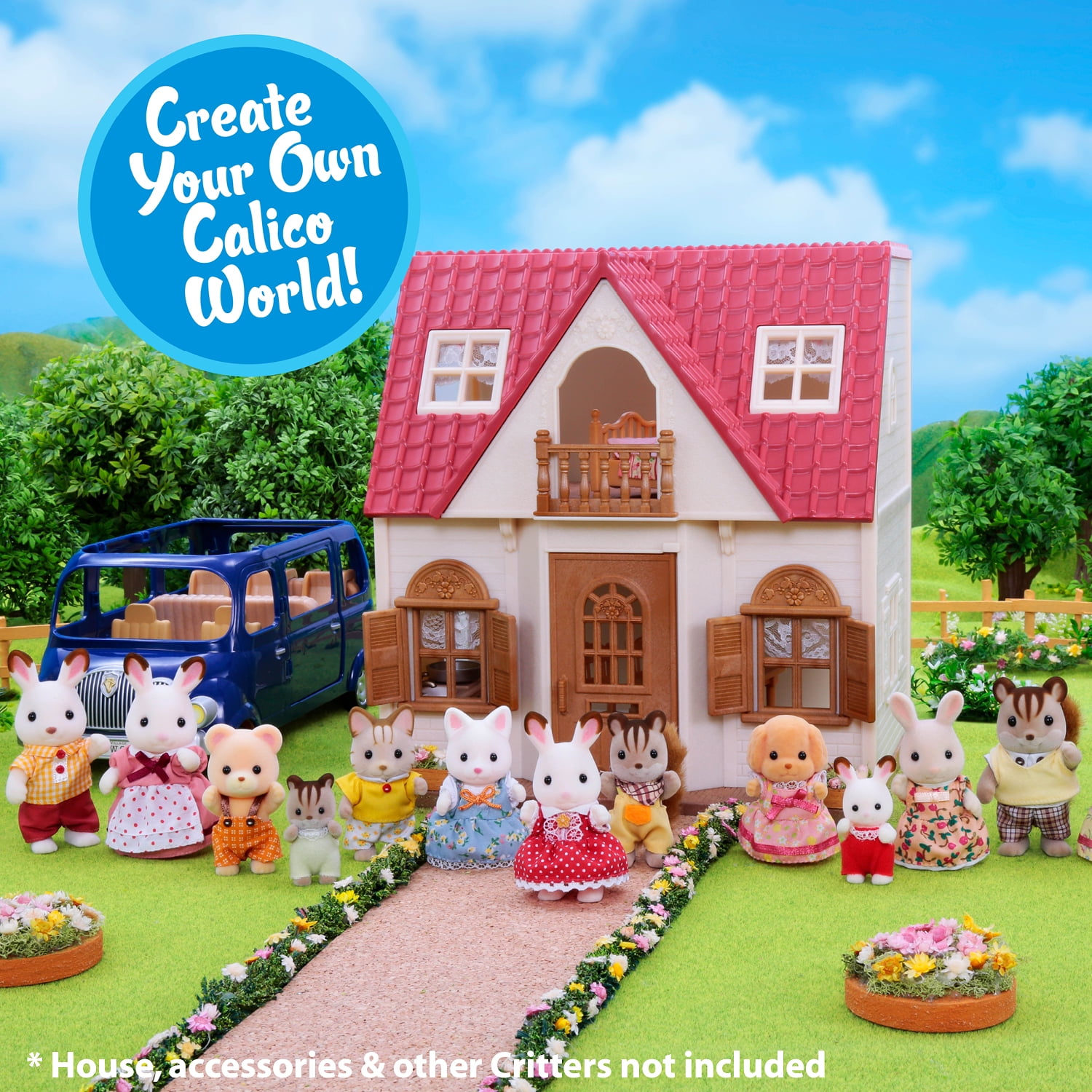 Calico Critters Outback Koala Family, Set of 4 Collectible Doll Figures