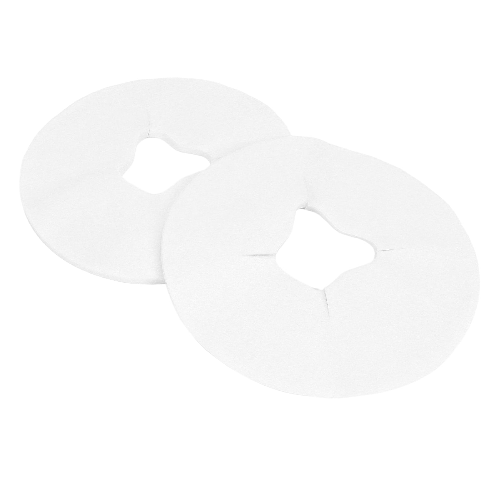 Face  Covers, Skin Friendly Good Water Absorption Massage Table Cover Soft Breathable 100 Pieces  For  For Salon For Hotel White 29x29cm