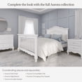 thumbnail image 5 of Evolur Convertible Full Size Solid Wood Bed Rail, Frost, 5 of 6