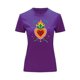 thumbnail image 1 of Playera Blusa De Corazon Con Ojo Turco Color Morado Talla Chica Marca Emil SaEs, 1 of 4
