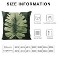 thumbnail image 5 of Nawypu  Green Plants Decorative Throw Pillow Cover Square Pillow Cases Outdoor Sofa Couch Home Bed Decor Cushion Covers, 5 of 5
