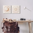 thumbnail image 2 of Stupell Industries Celestial Sun Moon Phases Astrology Illustration , 17 x 17, Design by Nina Blue, 2 of 5