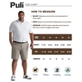 thumbnail image 5 of PULI Men’s Big & Tall Golf Shorts 10" Inseam Stretch Quick Dry Waterproof Lightweight Hiking Casual Shorts, 5 of 7