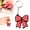 Red, variant on Bow Keychain Bottle Opener keychain tool – Portable Can Tab Opener & Beverage Keychain Tool, Cute Shape for Easy Bottle & Can Opening keychain tool