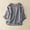Gris, variante sur Meichang Hauts Brodés pour Femmes Chemises Vintage en Coton et Lin Manches 3/4 Col Ras du Cou Coupe Ample Blouse Bohème Paysanne T-Shirts Rétro Décontractés Été 2025