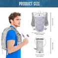 thumbnail image 6 of Breathable Running Hydration Vest, 1.5L Water Bladder Backpack for Women Men, Adjustable for Hiking Marathon Cycling, 6 of 7