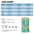 thumbnail image 4 of Lsque Happy Summer Print Men's Cotton Blend Sleeveless Muscle Shirts (S-3XL)- Moisture Wicking, Odor Protection, UPF 30+,Medium, 4 of 7