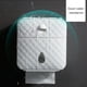 thumbnail image 2 of Dispensador de toallas de papel montado en la pared, sin perforación, soporte para toallas de papel, dispensador de papel higiénico sin núcleo, soporte para bolsas de basura, dispensador de extracción de papel para el hogar, 2 of 8