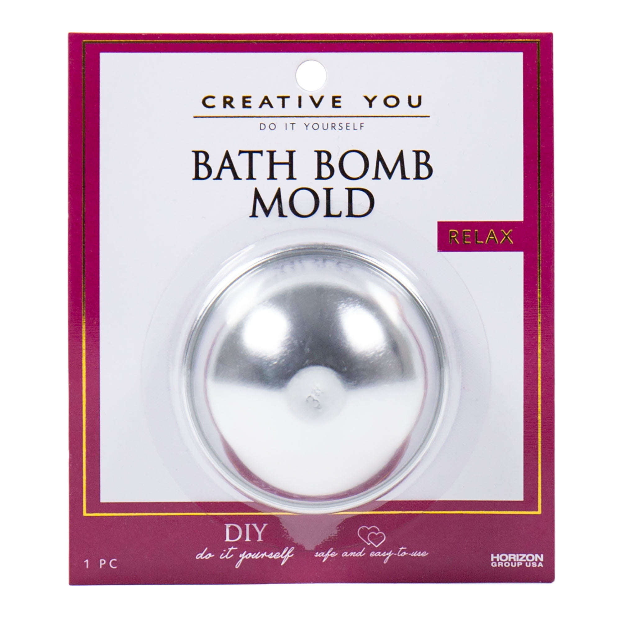 Creative You D.I.Y. Large Round Bath Bomb Mold