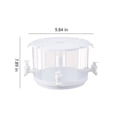 thumbnail image 3 of tumgatte Beverage Dispenser 360° Rotation Punch Dispensers For Parties, Removable Plastic Dispenser With Leak Spigot And Lid, Easy To Clean Flash Deal, 3 of 7