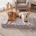 thumbnail image 7 of Welfibr Orthopedic Dog Bed for Large Dogs, Egg Crate Foam, Removable Washable Cover, Gray, 43 x 39 in, 7 of 7