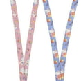 thumbnail image 3 of Hello Kitty Flowers 22" Blue & Pink Lanyard WIth ID Sleeve, 3 of 4