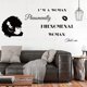 thumbnail image 3 of Pegatina de pared inspiradora "Soy una mujer fenomenal", citas, avatar de mujer, patrón, motivación femenina, decoración de pared, vinilo, arte, papel tapiz, 3 of 9