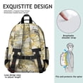 thumbnail image 5 of Vintage Travel Student Backpack Adjustable Shoulder Straps Chest Buckle Lightweight Durable School Backpack, 5 of 5