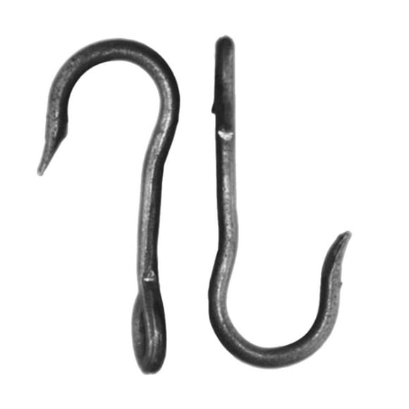 Hardware Hooks Curved Versatile Design 2Pcs 5.1X1.8X1.2In