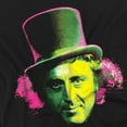 thumbnail image 3 of Willy Wonka And The Chocolate Factory Willy Wonka Face Kids T Shirt (Small) for Youth Toddler Boys and Girls, Black, 3 of 5