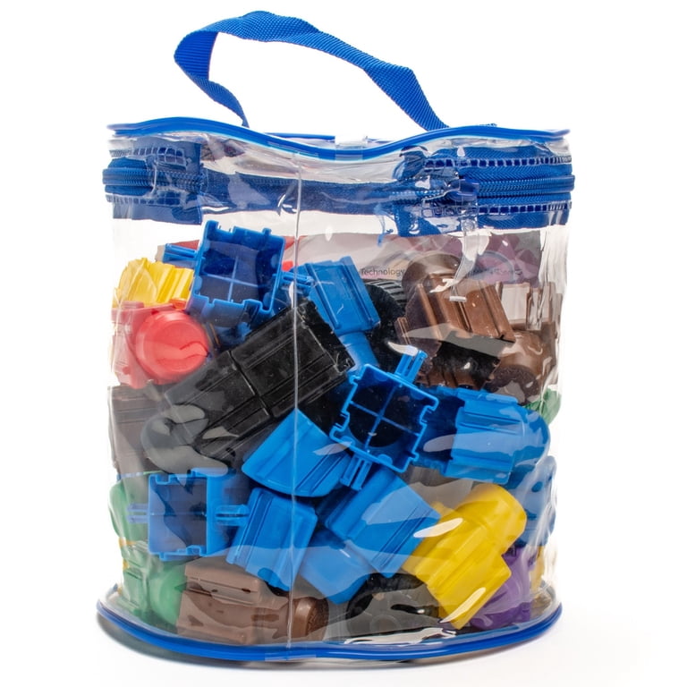 Snapo Jr. Beginner Builder's Kit - 60 pcs - Colorful Blocks
