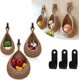 thumbnail image 1 of Cesta colgante de yute estilo bohemio, soporte para macetas de pared para una decoración y almacenamiento versátiles, organizador de cocina decorativo tejido a mano y contenedor de verduras (estilo, 1 of 5