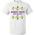 thumbnail image 3 of Inktastic Mardi Gras New Orleans with Fleur De Lis Trio T-Shirt, 3 of 5