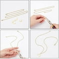thumbnail image 4 of 12Pcs Necklace Chains 18K Gold Plated Link Necklace with Lobster Clasps and Extender Chain for DIY, 4 of 7