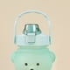 thumbnail image 5 of Juego Tazas Deportivas FLhrweasw 1300ML + 350ML Tetera Paja Oso Lindo Degradado verde Naranja, 5 of 6