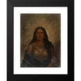 thumbnail image 2 of Antonio Zeno Shindler 15x18 Black Modern Framed Museum Art Print Titled - Chan-Ku-Wash-Te-Mine (Good Road Woman) (ca. 1887), 2 of 5