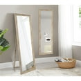 thumbnail image 4 of Martin Svensson Home Miroir de Sol Pleine Longueur avec Support Antique Blanc, 4 of 7