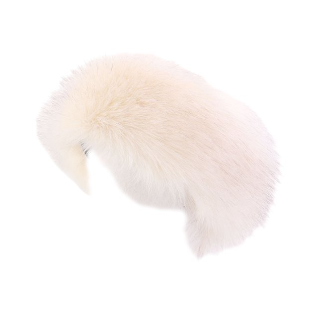 Minnieouse Manténgase a la moda y abrigado con una diadema de piel ligera para mujer Diadema de piel sintética Accesorio para el cabello Beige