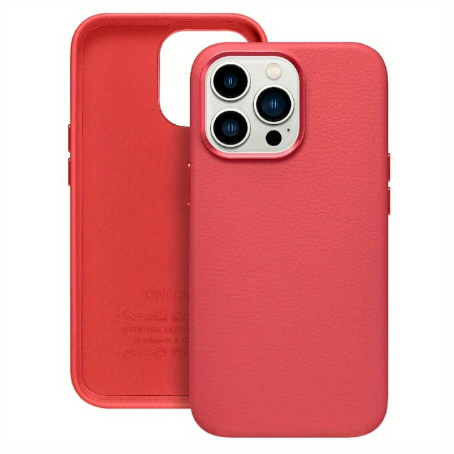 Étui de Téléphone en Cuir Premium pour iPhone 13/12/11 Pro Max - Protection en Microfibre & Sécurité du Cadre de l'Objectif