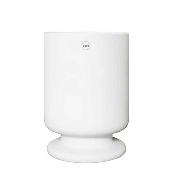 BIDK Home Ceramic Planter with Pedestal - 9.5" - White